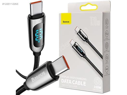 Baseus Type-C to Type-C Kablo 2m - Image 1