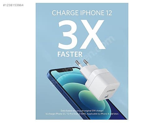 Anker PowerPort 20W Şarj Adaptörü - Thumbnail 5